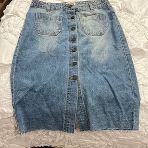 Marine Layer size 6 denim skirt